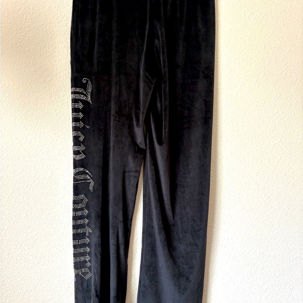Juicy Couture Black Track Pants with Comfortable Fit - Picture 2 of 4